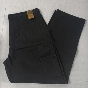Brahma Work Carpenter Pants Men Size 38x32 Black Relaxed Fit